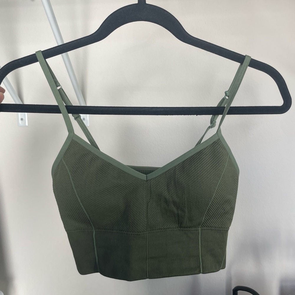 OFFLINE By Aerie Seamless Corset Sports Bra (Size Small) | Athleisure